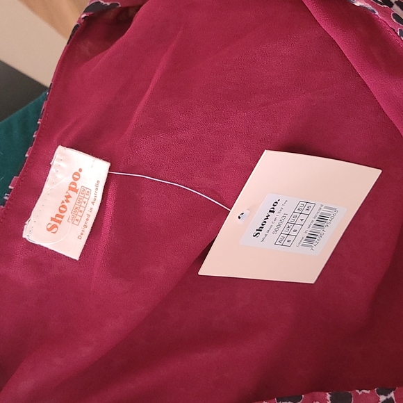 Cheetah print tie front shirt - Picture 2 of 2